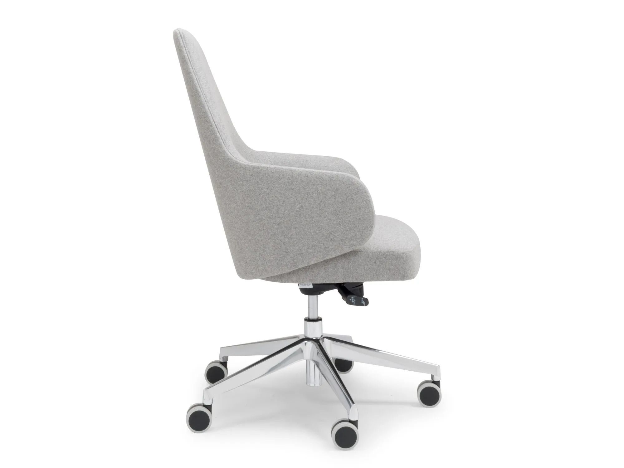 Тканевый поворотный стул с колесами с подлокотниками Riccardo Rivoli MIA 210 OFFICE ARCH-00044361 - Вид №5