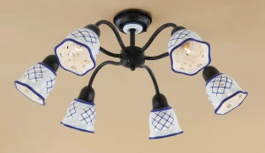 Потолочная люстра Citilux Ажур CL534161 CITILUX АЖУР 182781 Синий