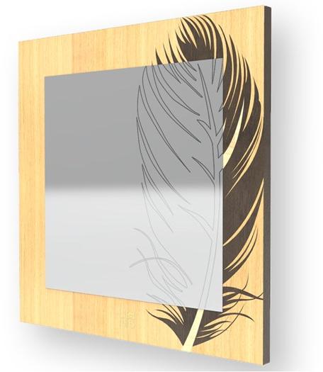 LIGNIS® Квадратное настенное зеркало Dolcevita nature 12.053 - Вид №1