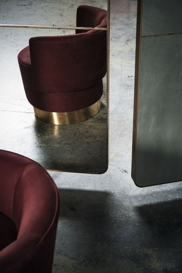 Кожаное вращающееся кресло с подлокотниками Baxter Anais ARCH-00046968 - Вид №4