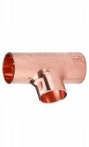 15130221522 SANHA 5130 тройник ВП, медь  22x15x22 мм