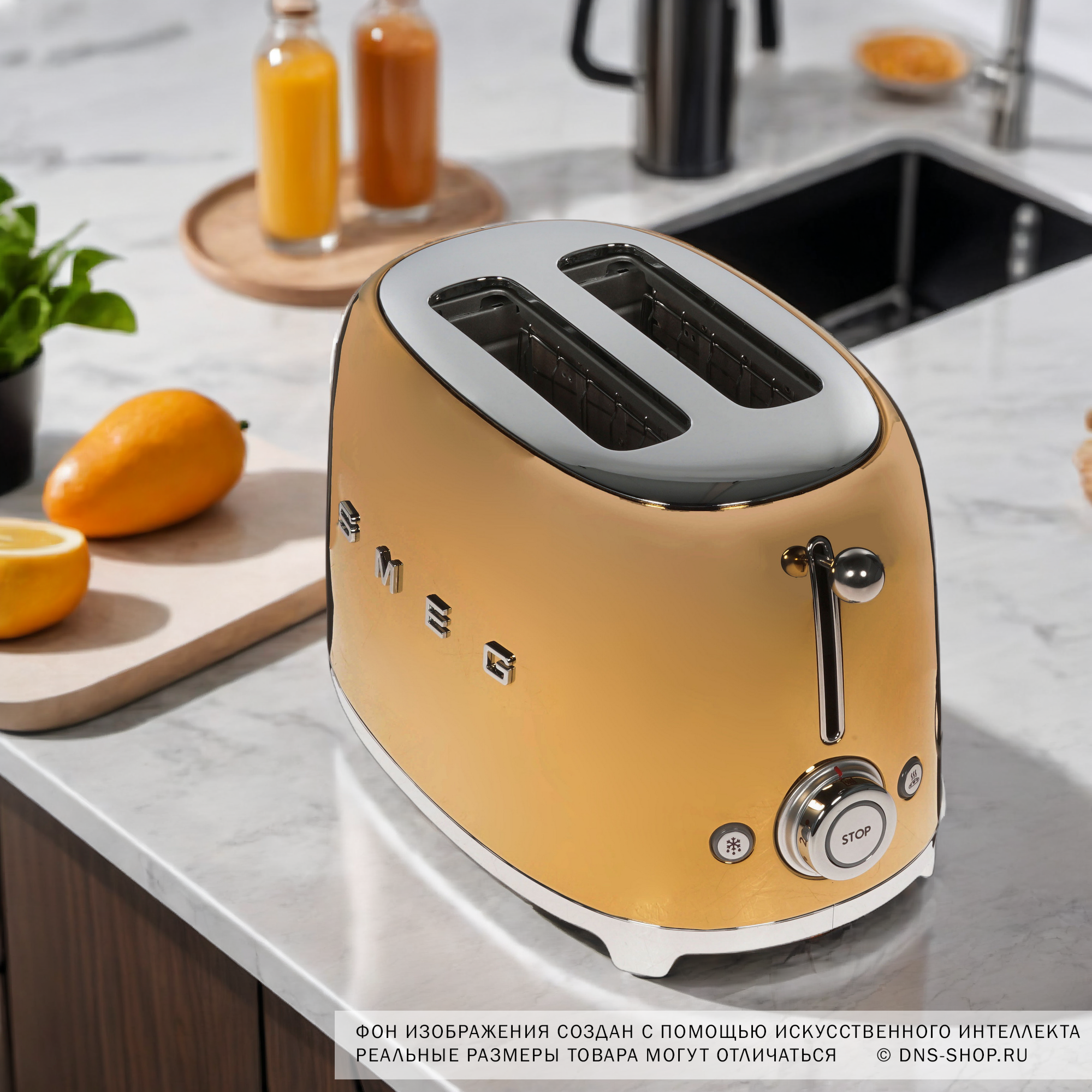 5313314 Тостер Smeg TSF01RGEU бронзовый STDN-0021179 - Вид №8