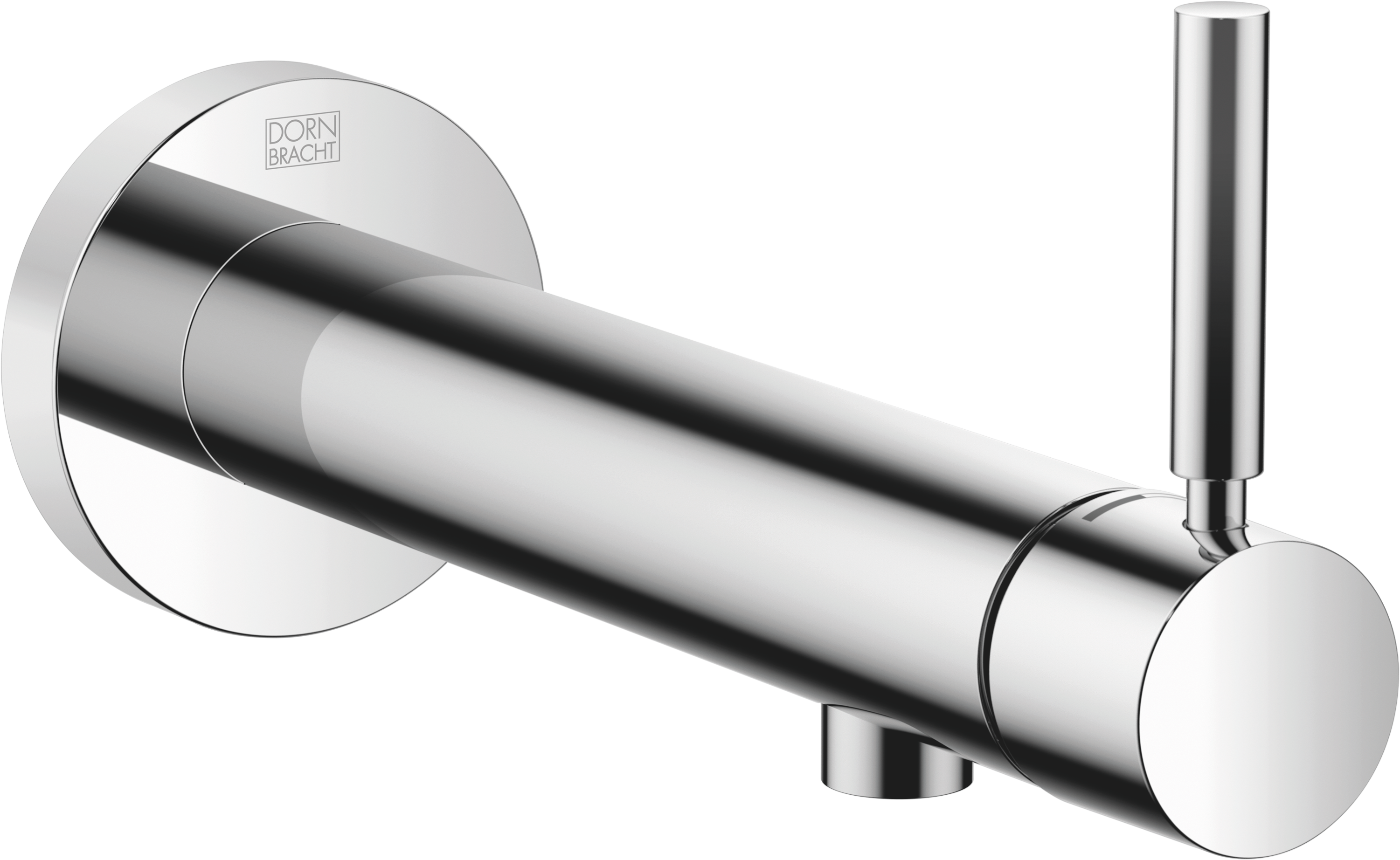 МЕТА Смеситель для раковины однорычажный настенный без донного клапана - Хром 36804661-00