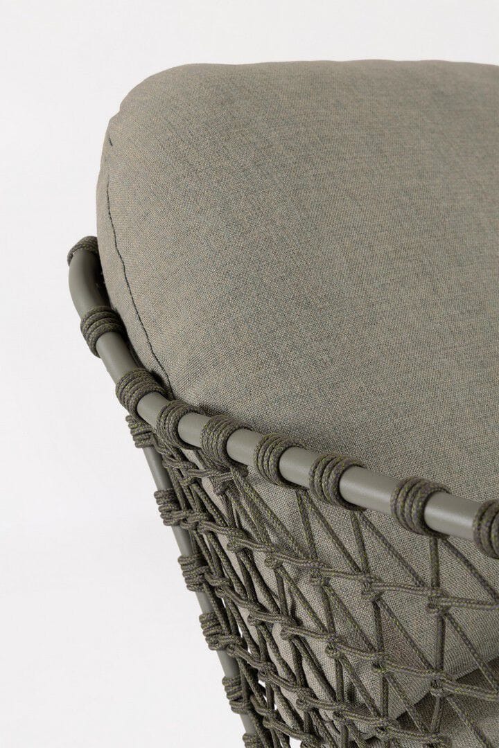 Веревочное и тканевое садовое кресло с подлокотниками BIZZOTTO Ivissa ARCH-00152948 - Вид №13