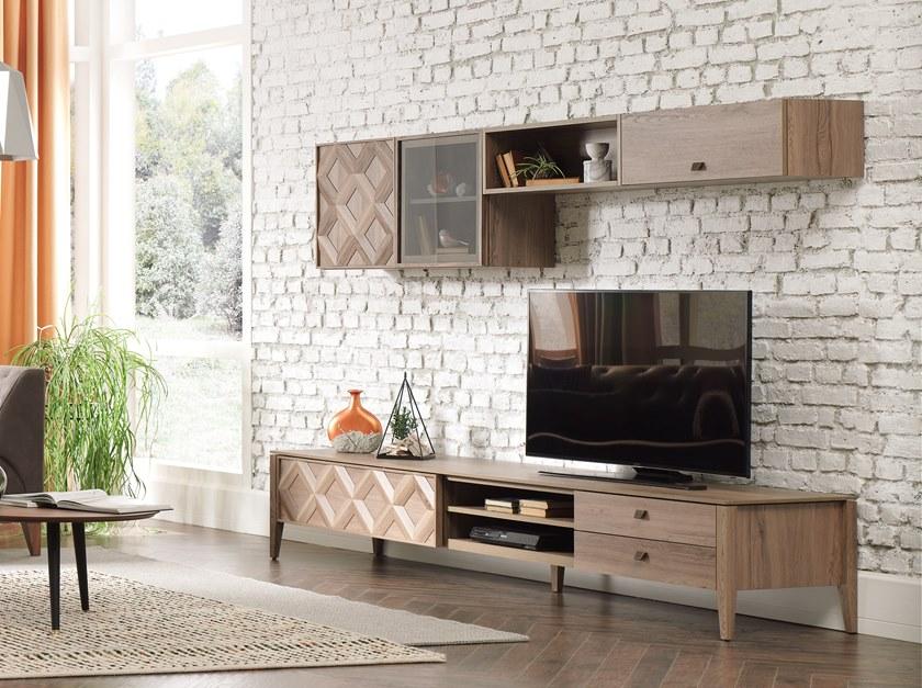 Enza Home Модульная стенка для хранения из мдф Alessa sun-id-1466866 - Вид №1