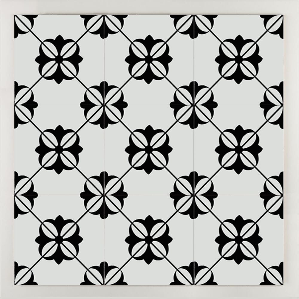 Пол / покрытие ручной работы La Riggiola черный и белый ARCH-00060557 - Вид №3