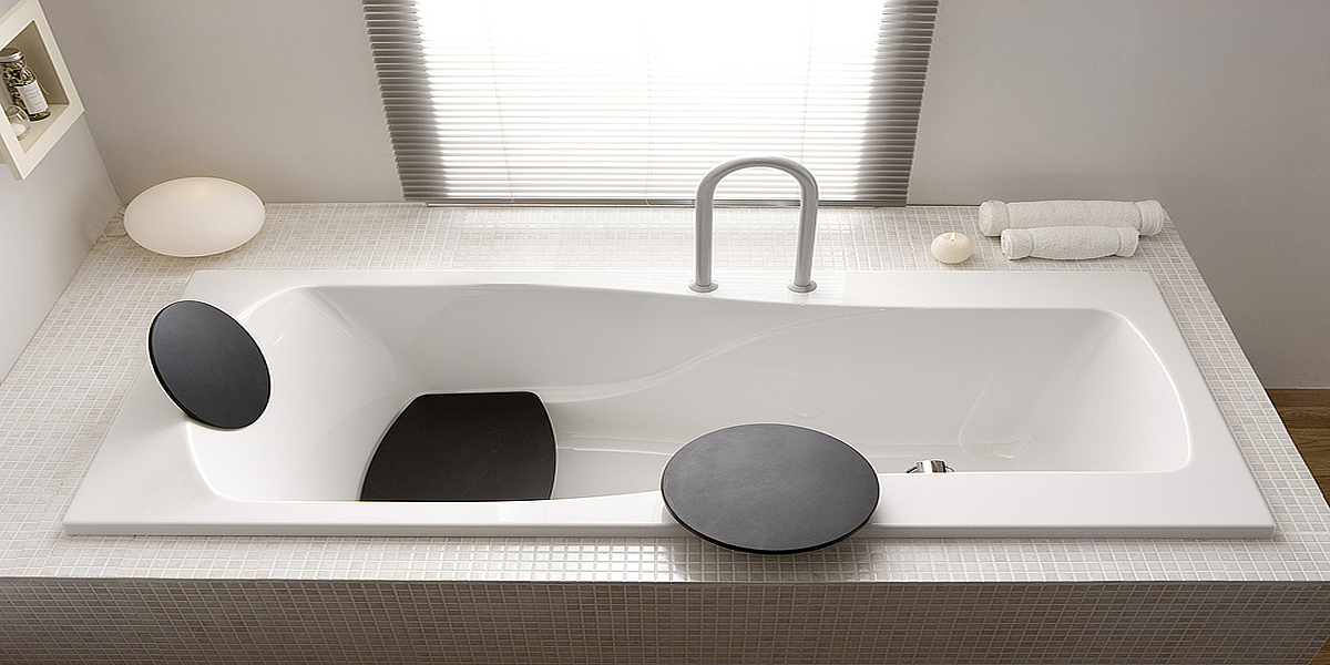 Ванна акриловая MODULA 180x80 см с аэромассажем Deluxe HOESCH 6623 - Вид №1