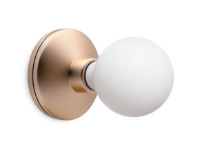 Беспроводная алюминиевая и стеклянная настенная лампа