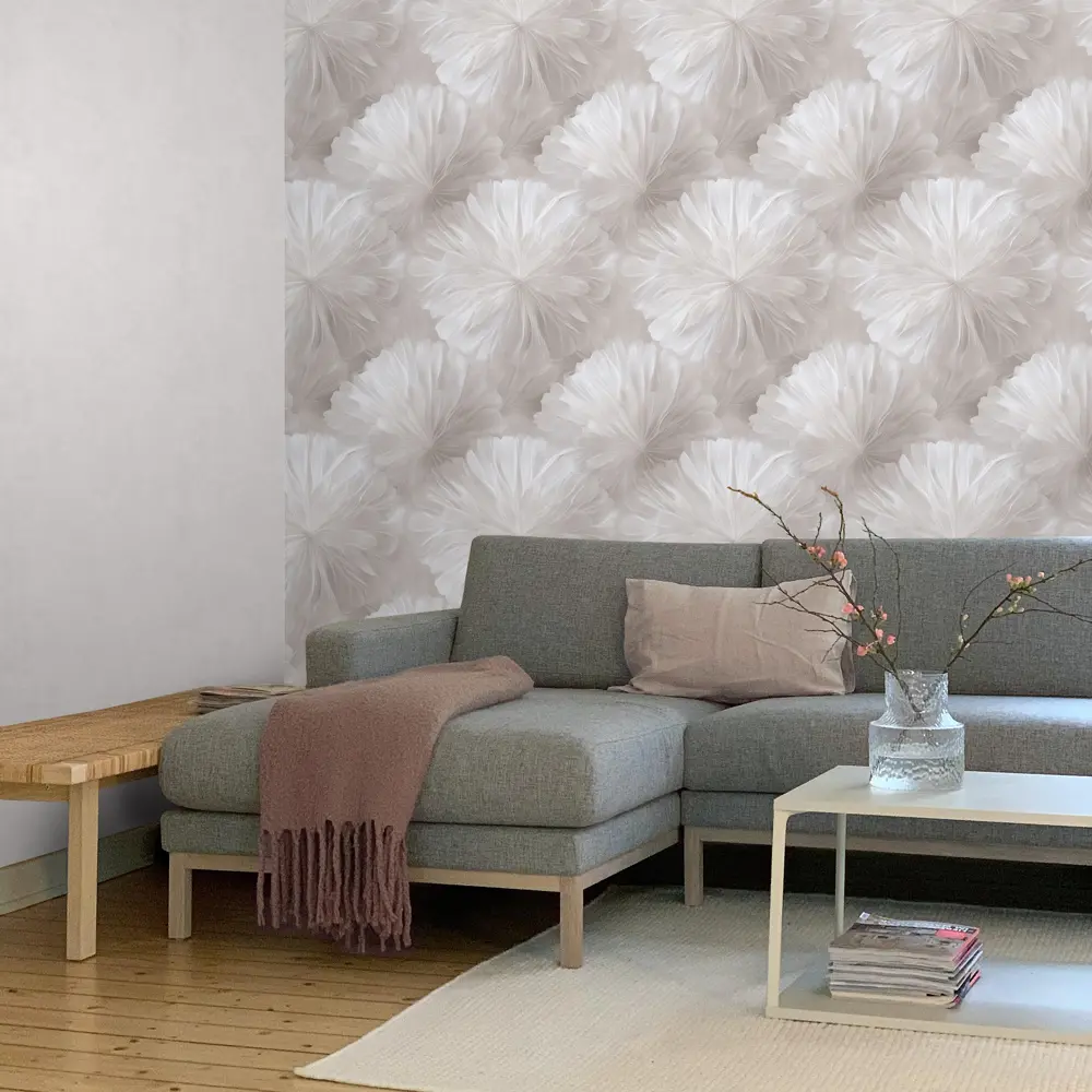 Обои флизелиновые Erismann Stephanie светло-бежевые 1.06 м ЭР61023-02 STLM-2116102 - Вид №5