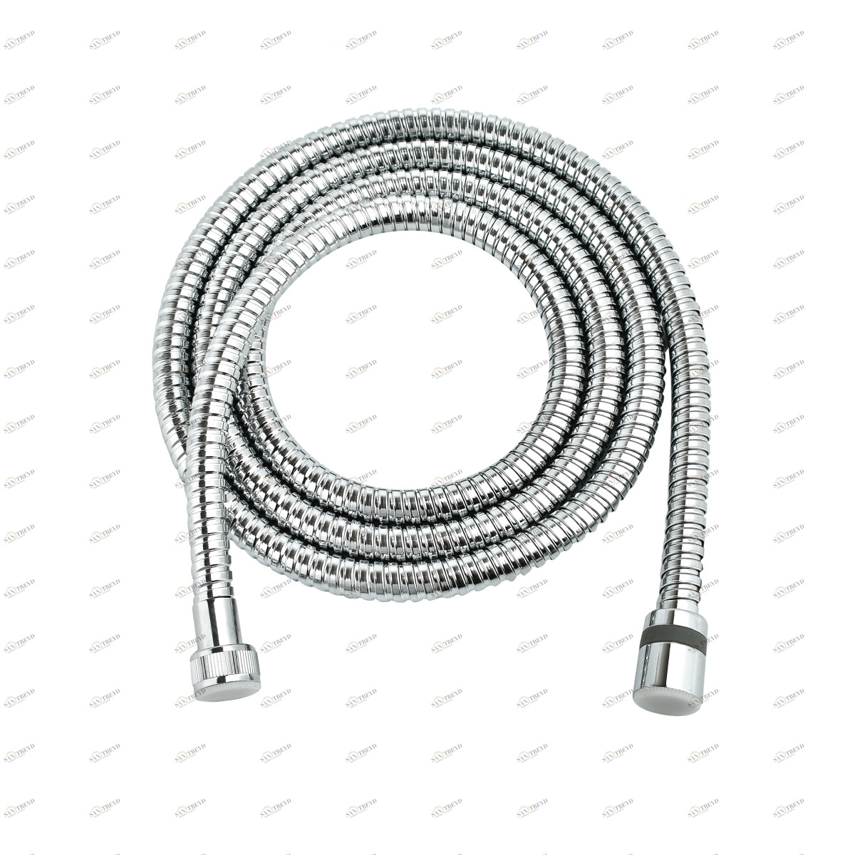 LE8037B Душевой шланг LE8037В двухзагибный 1,5 м, TURN-FREE, латунь хромированная, блистер LEMARK 