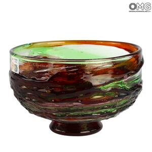 4620 ORIGINALMURANOGLASS Декоративная чаша Кантри - муранское стекло OMG 20 см