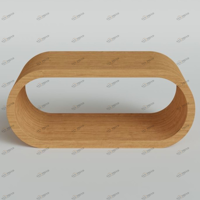 Тумба под телевизор 46х110 см дуб "Цикл" ODINGENIY  00-3885840 Бежевый 