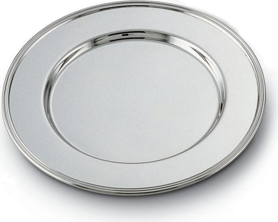 52610 Schiavon Блюдо круглое 30см "Инглезе" (серебро 925пр) Серебро 925 