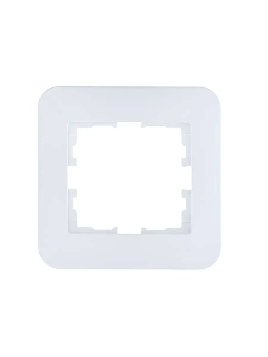 ASTI Рамка 1-ая горизонтальная б/вст белая LEZARD 7081-0200-146 - Вид №1