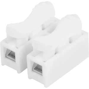 84509786 Клеммы нажимные пружинные для осветительного оборудования Duwi СМК 823-2-10 2-проводные 2,5мм² белые 5шт 26738 6 STLM-1110008