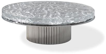HESSENTIA | Cornelio Cappellini Низкий круглый стеклянный журнальный столик Miller Santreyd sun-id-1371304 - Вид №2