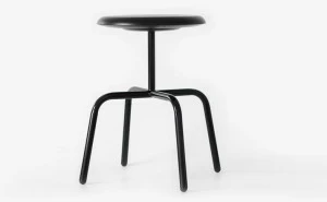 Atelier Haußmann Низкий табурет из стали и дерева