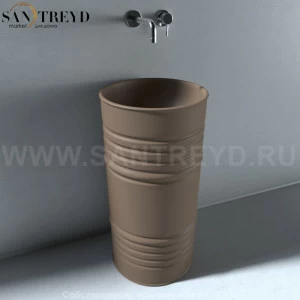 474388 Напольная раковина стоящая круглая Kerasan Artwork