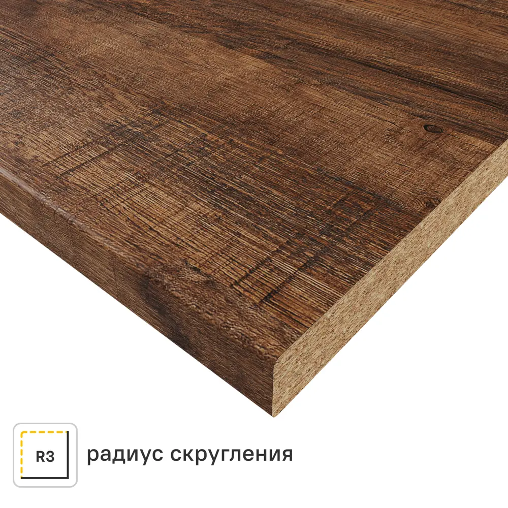 Столешница Delinia Самдал 120x3.8x80 См Дбсп/дсп Цвет Коричневый ДСП Постформинг STLM-2041783