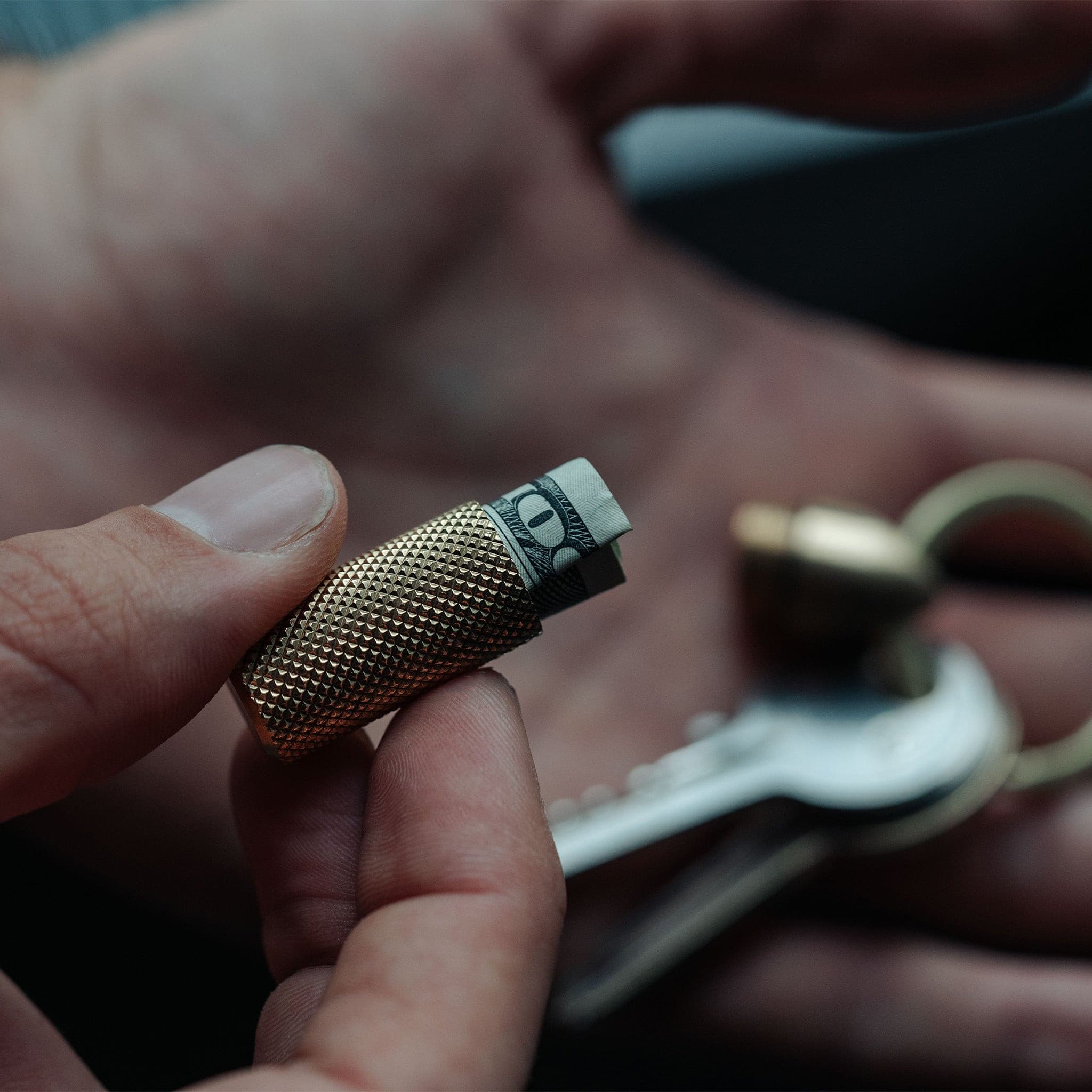 W201BRA Тайник для ключей - латунь Wingback  - Вид №3