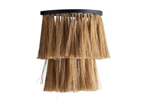 Настенный светильник из растительного волокна
