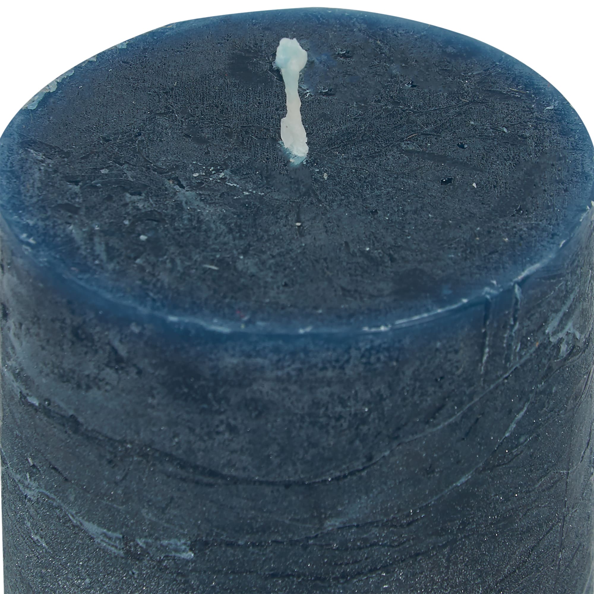 82407011 Свеча-столбик «Рустик», 7x13 см, цвет синий/серебро Santreyd  - Вид №1