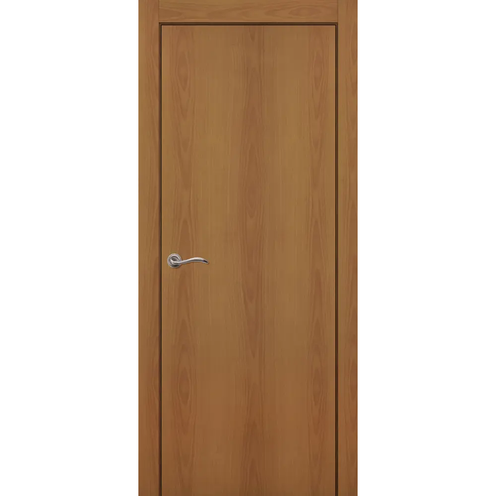 Комплект двери глухая 70x200 см финиш бумага цвет орех с добором 100 мм ПРИНЦИП STLM-2092451