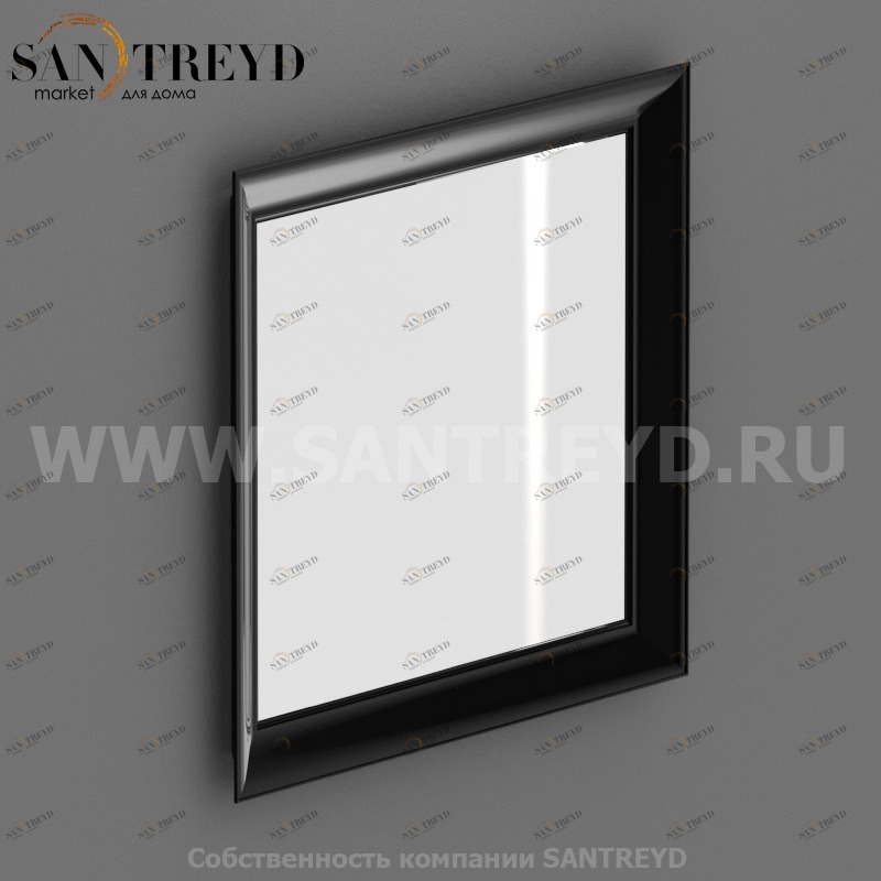 PS101CA Зеркало 100 см цвет Графит Globo Paestum Италия Ceramica Globo