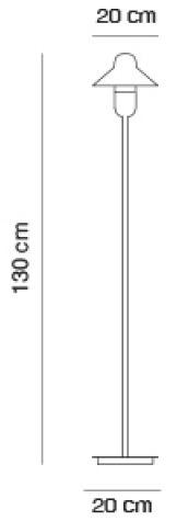 Alma light Торшер из железа Capsulehat 3520 - Вид №6