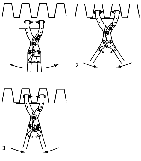 6920017 Крепление для труб  BIS Перфоратор-пробойник для профлиста принадлежности для монтажа к профлисту WALRAVEN  - Вид №2