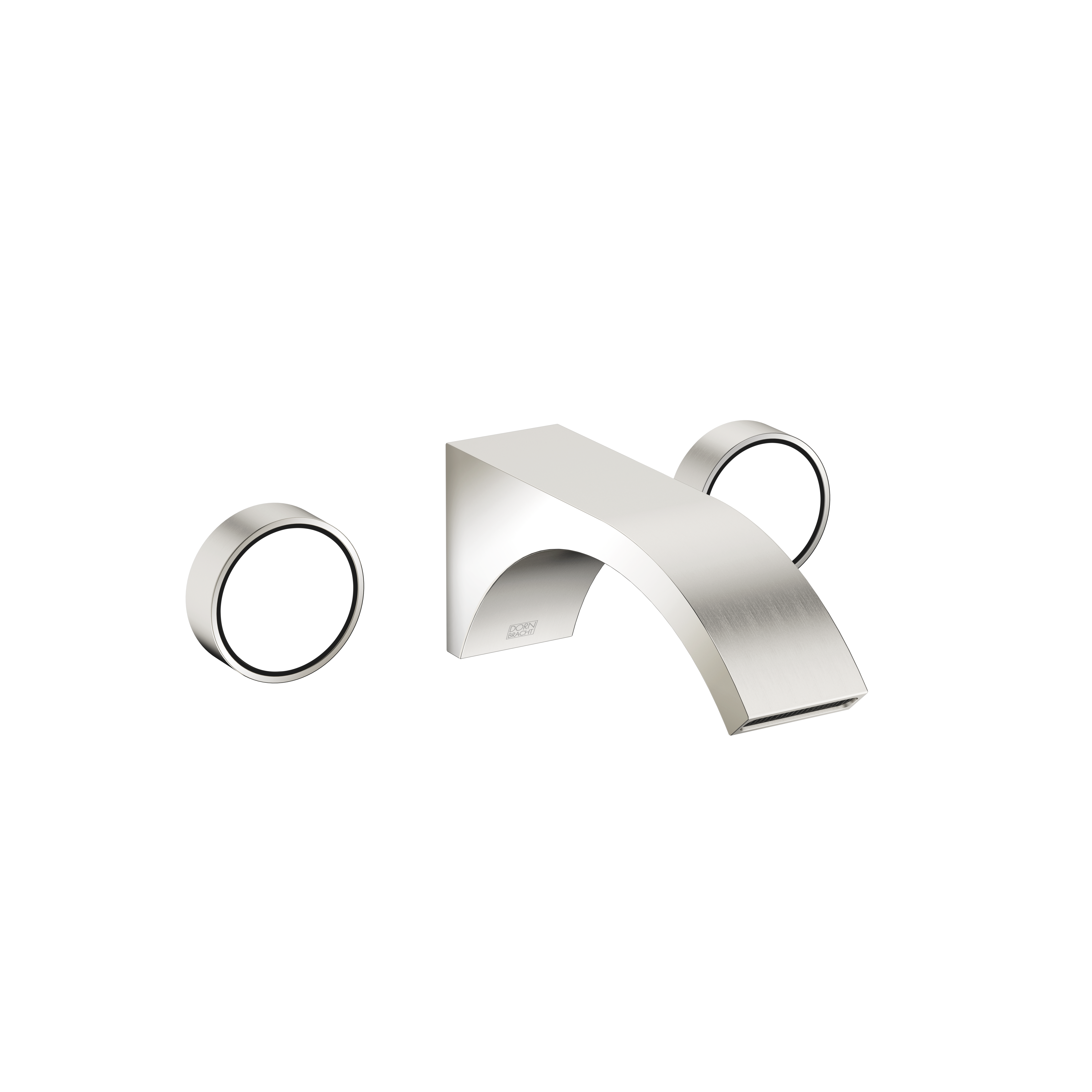 CYO Смеситель для раковины настенный без донного клапана - Platinum / Brushed Platinum DornBracht 36712811-36
