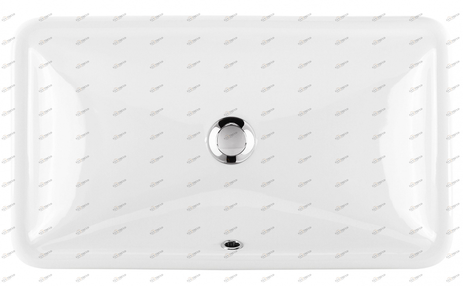 118900004 Накладная раковина под столешницу  прямоугольная Sanindusa 