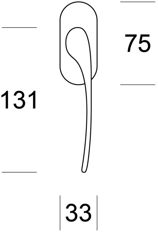 Ento Оконная ручка из латуни dk Flap 6113 - Вид №1