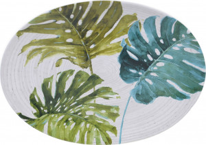 10638466 Certified International Блюдо овальное Certified Int. Пальмовые листья 40х30см, керамика Керамика