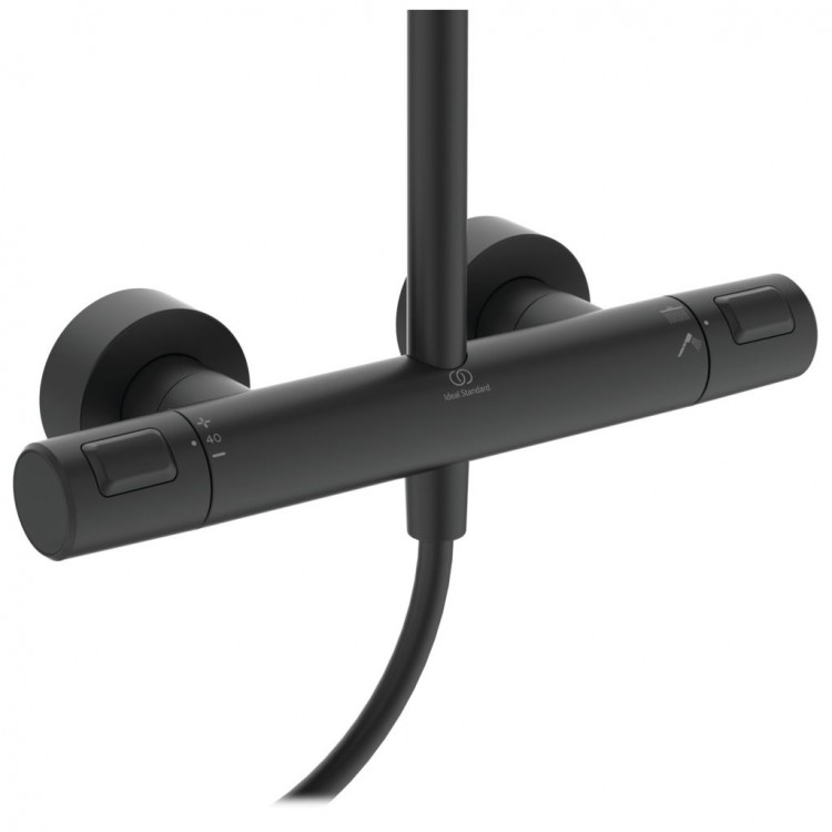 A7546XG Душевая система с телескопической штангой в комплекте с термостатическим смесителем для душа Ideal Standard CERATHERM T25  - Вид №3