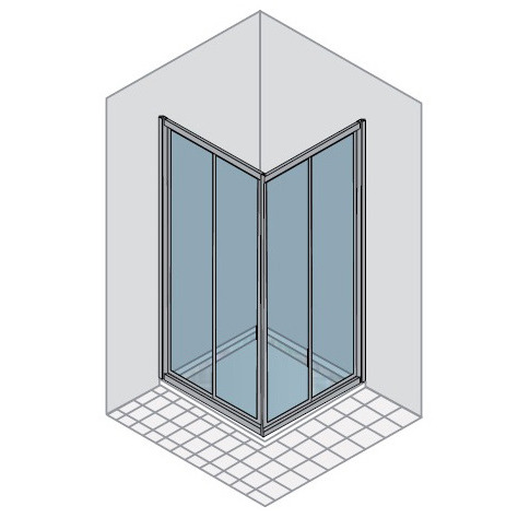 MUED2 Quadra collection Душевая кабина DUKA 45246 - Вид №1