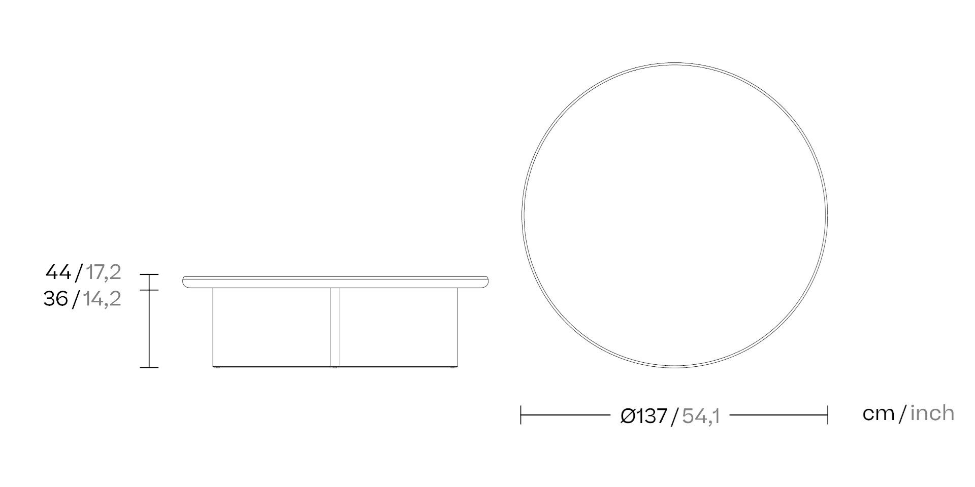 Ткань круглый сад пуфик Kettal ARCH-00045021 - Вид №5