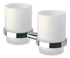 INDA® Подставка для зубных щеток из матового стекла Forum A3610d