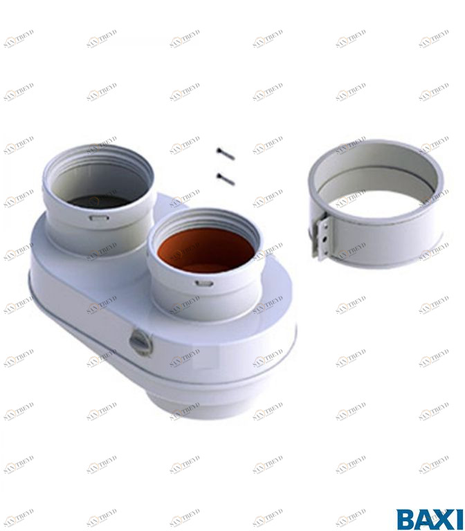 7108183 Адаптер для подключения раздельных труб (металлический) BAXI 