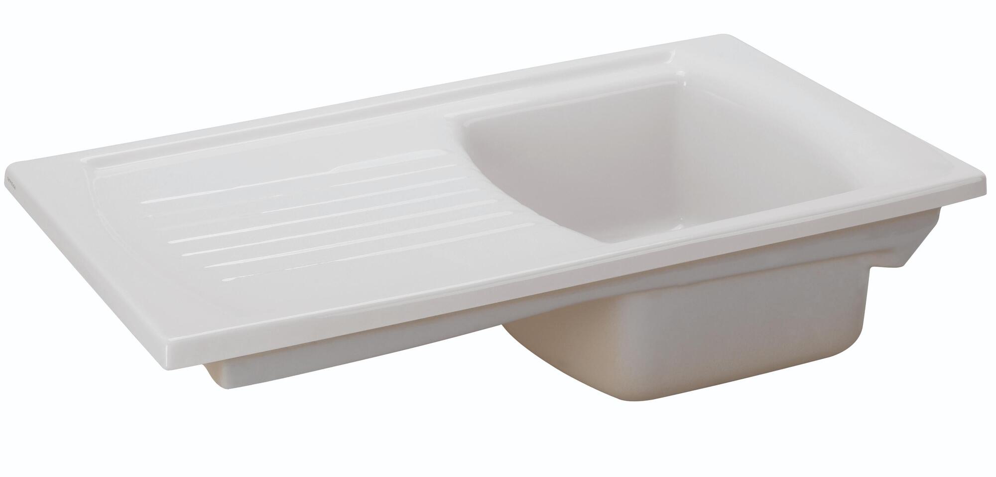 722000 Подвесная раковина настенная прямоугольная Sanindusa Lusitano белая - Вид №1