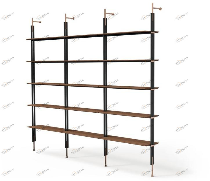 Bonaldo Модульный настенный книжный шкаф из дерева sun-id-1369430