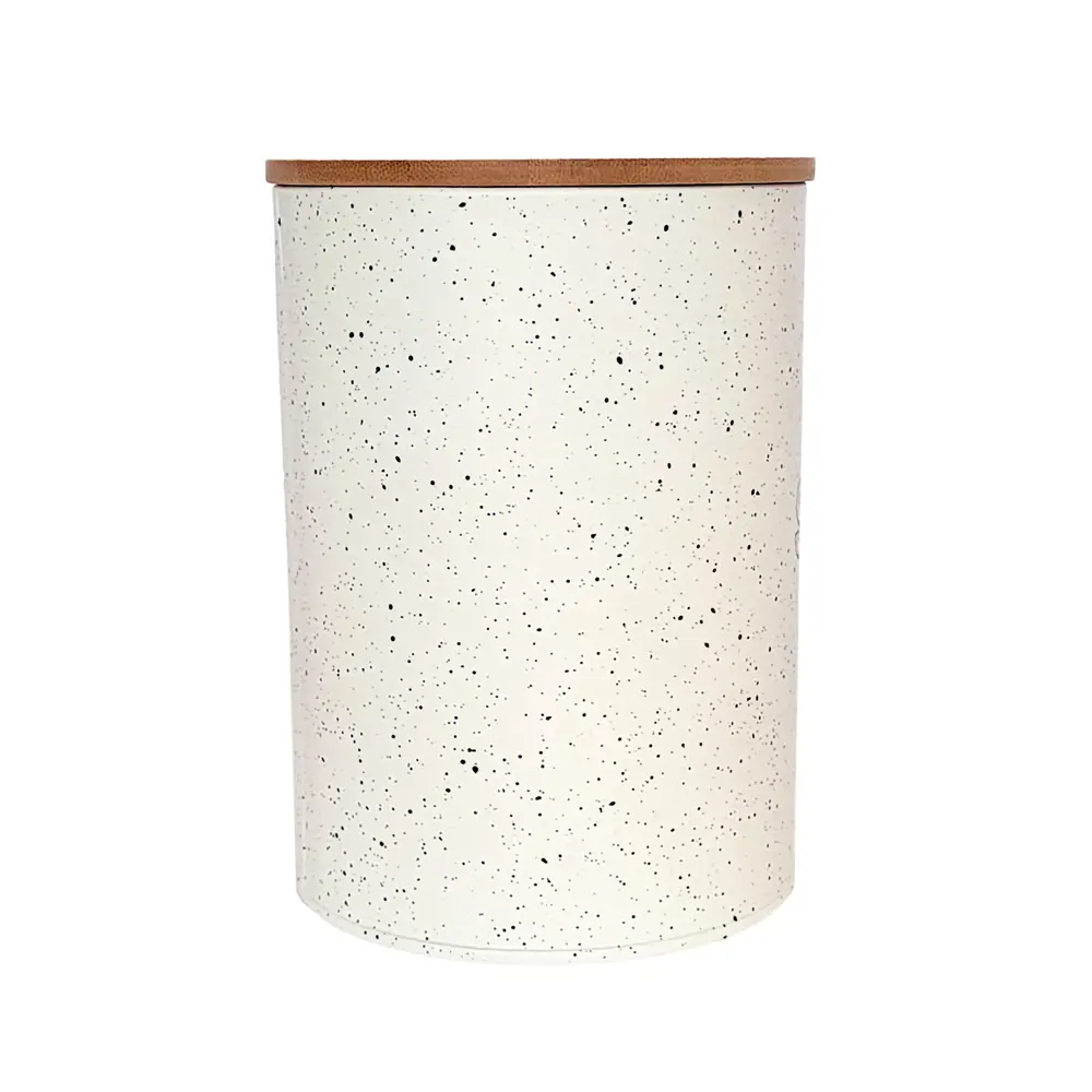 Банка для сыпучих продуктов Esprado Marmol 1350 мл нержавеющая сталь белый STLM-2166112 - Вид №2