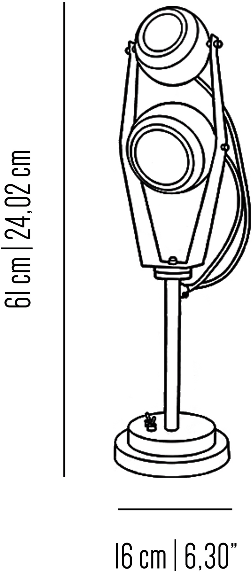 Il Bronzetto Настольная лампа регулируемая Soundlight Sdh02 - Вид №1