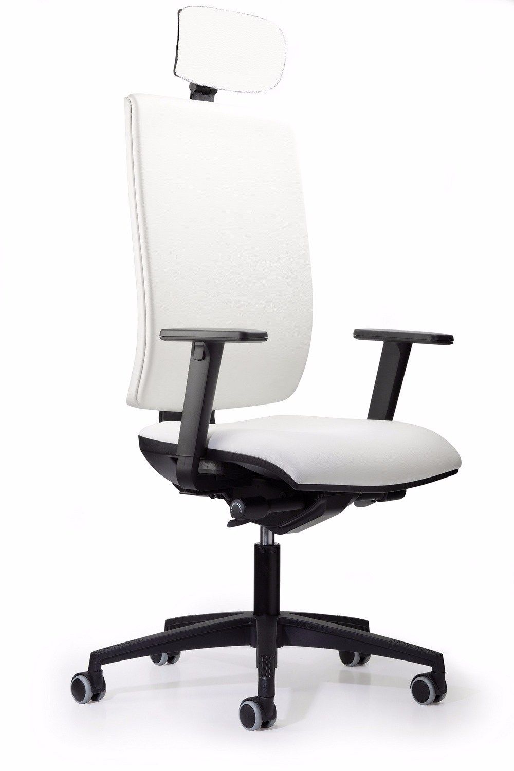 Кожаный поворотный операционный офисный стул с подголовником TALIN WIND 9-117 ARCH-00040386