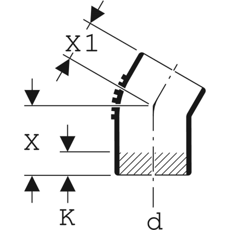 305.670.14.1 Отвод Geberit Silent-db20 Geberit  - Вид №10