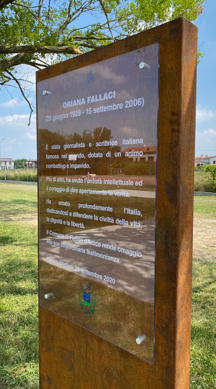 Corten™стальной двухсторонний самонесущий тотем Remor вывески парков ARCH-00040563 - Вид №2