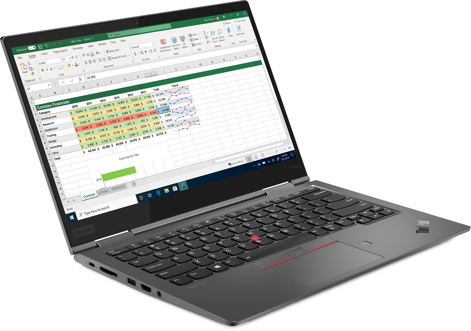 20UB002SRT thinkpad x1 yoga g5 t 14.0 fhd_ar/as_400n_mt_n_72% /core_i5-10210u_1.6g_4c_mb /16gb(4x32gx32)_lp3_2133 /256gb_ssd_m.2_2280_nvme_tlc_op / /integrated_graphics /no_wireless_wan /fingerprint_reader /ir&hd_camera_w/mic /bklt_kb_gy_fpr_nfc_rus / /4c Santreyd  - Вид №3