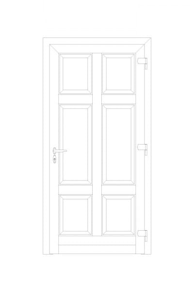 Алюминиевая входная дверь NURITH IMPERO ARCH-00007609 - Вид №10