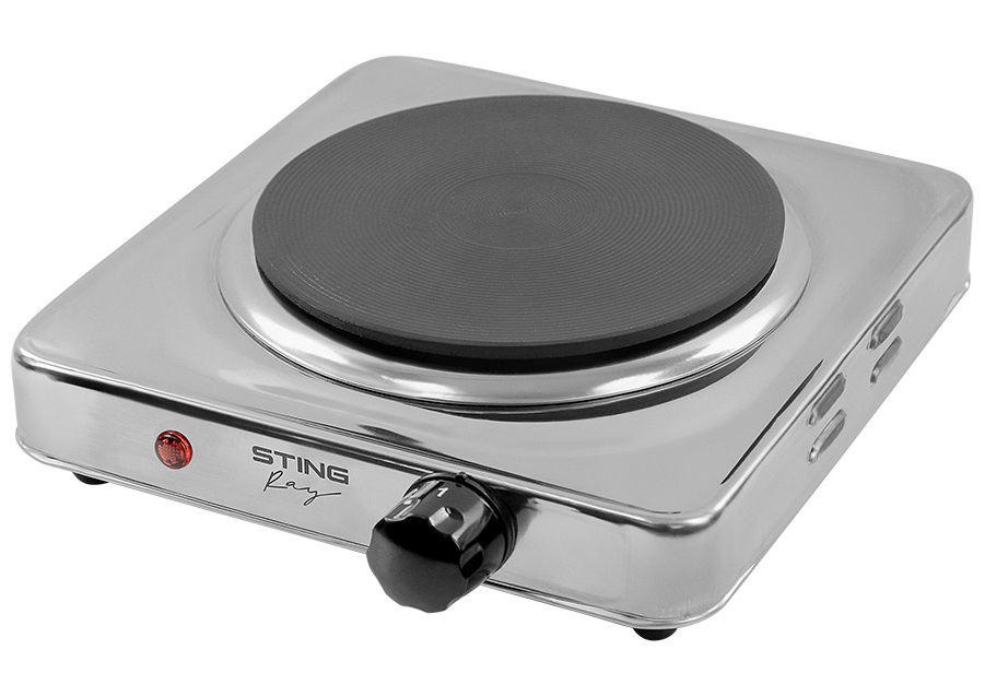 9096588 Плита компактная электрическая STINGRAY ST-HP3518B серебристый STDN-0126060 - Вид №2