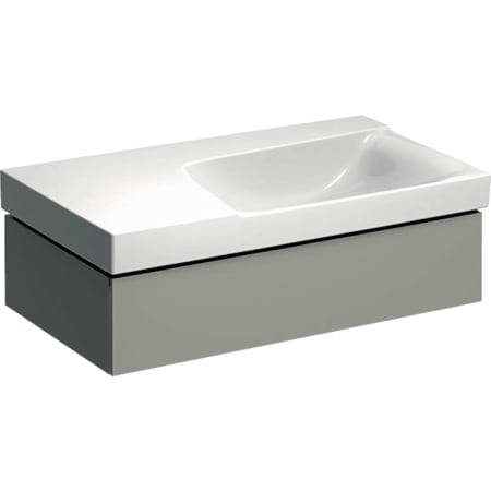 500.513.43.1 Шкафчик для раковины Geberit Xeno² с полкой, с одним выдвижным ящиком Geberit  - Вид №9